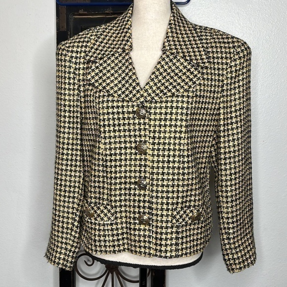 VINTAGE HOWARD WOLF BLAZER Sz 8 - Picture 3 of 15